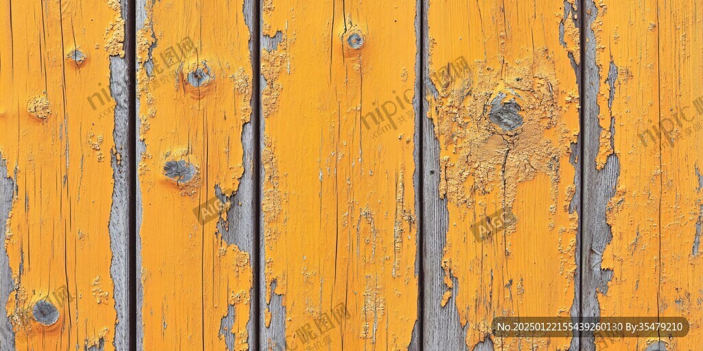 黄色怀旧木板