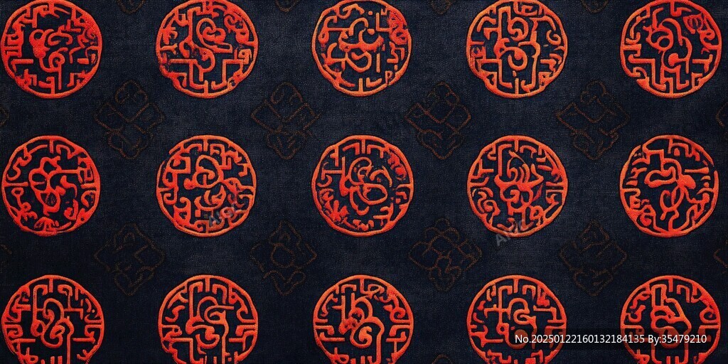 马王堆丝织品底纹