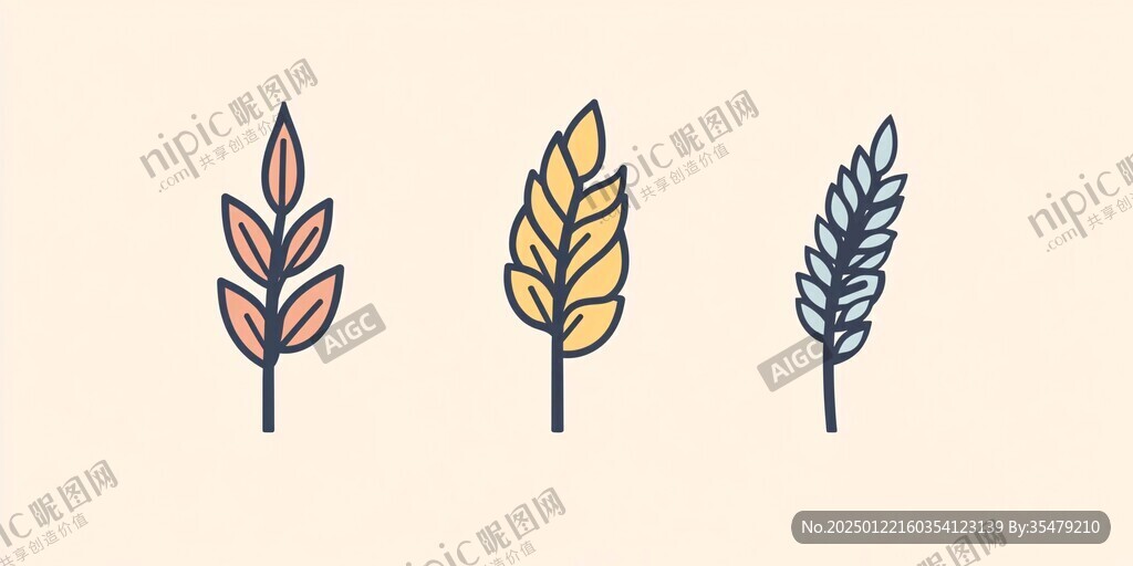 植物简笔插画