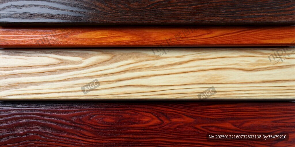 多种颜色木板木材