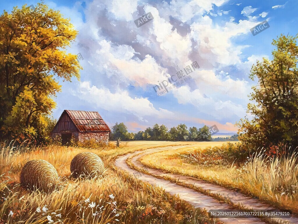 唯美农村场景