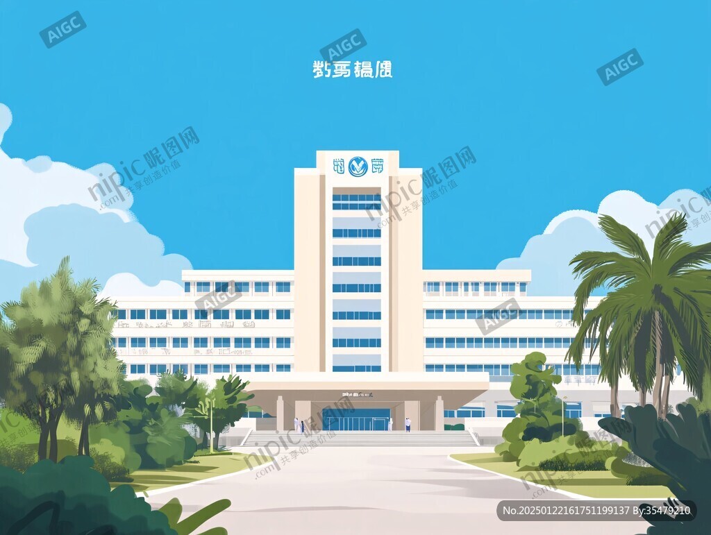 南方医科大学插画