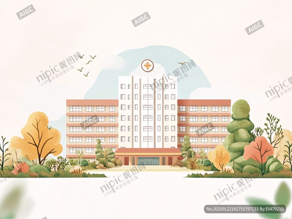 南方医科大学插画