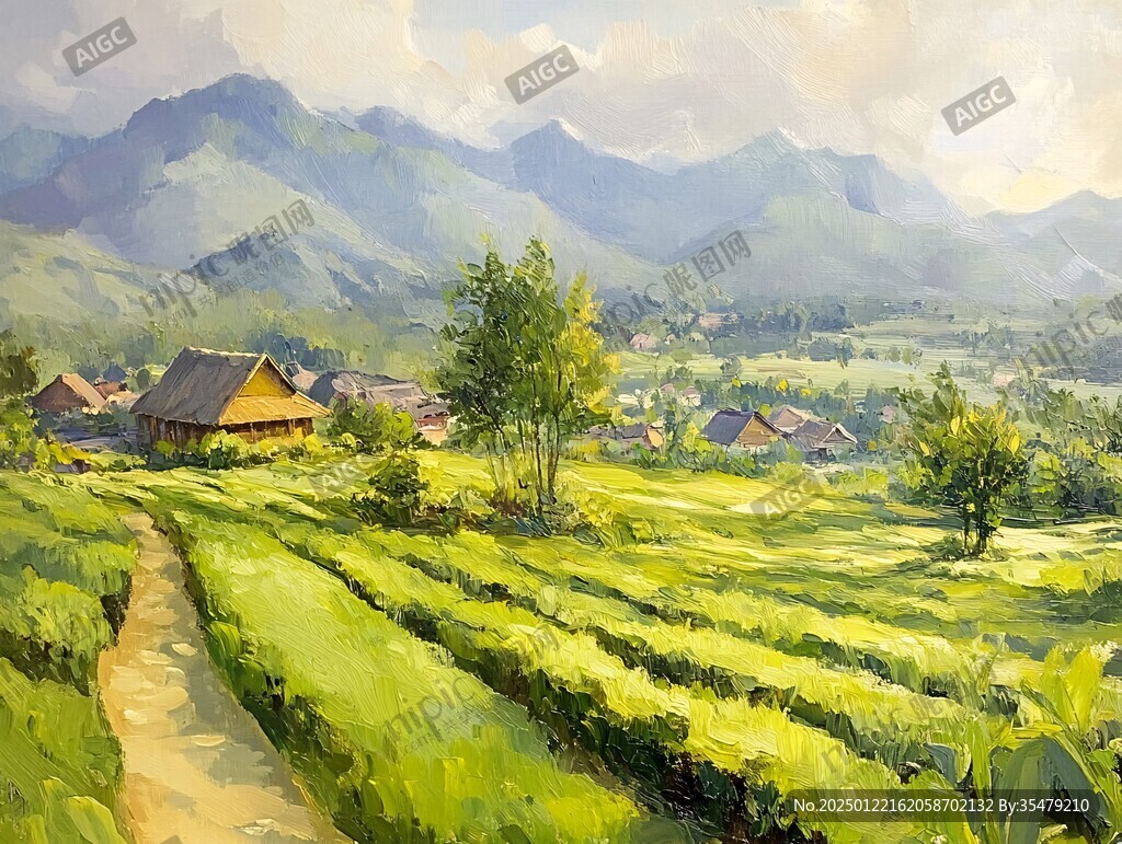 唯美农村场景