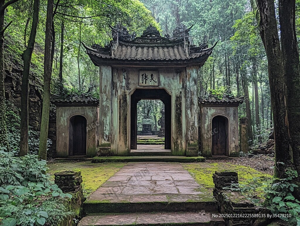 蒙顶山门