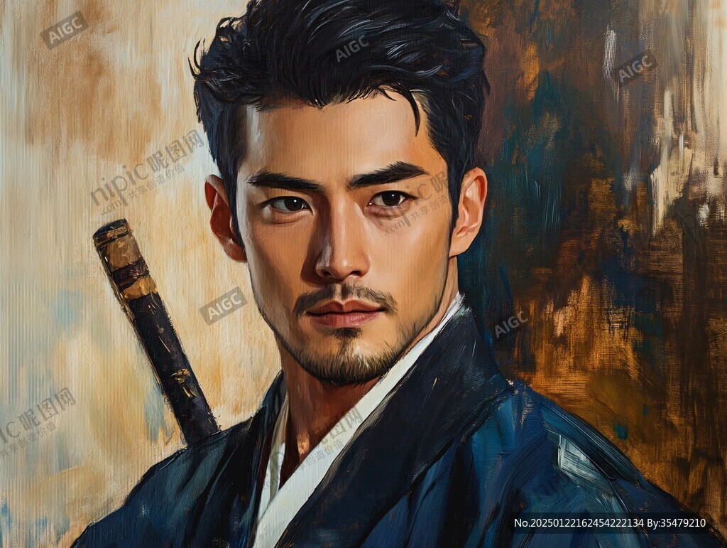 帅哥插画