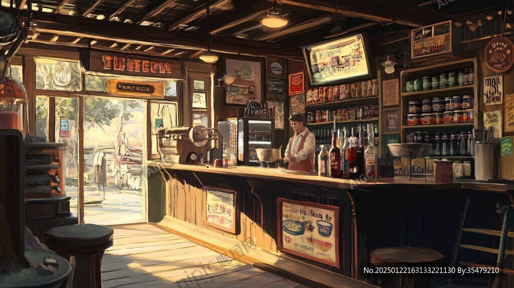 小酒馆插画