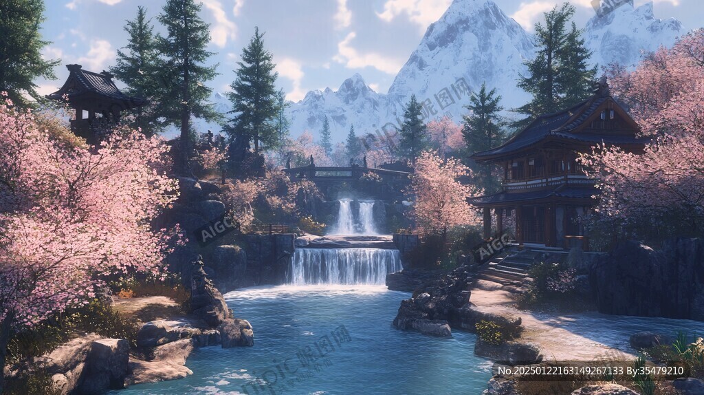 游戏山水场景
