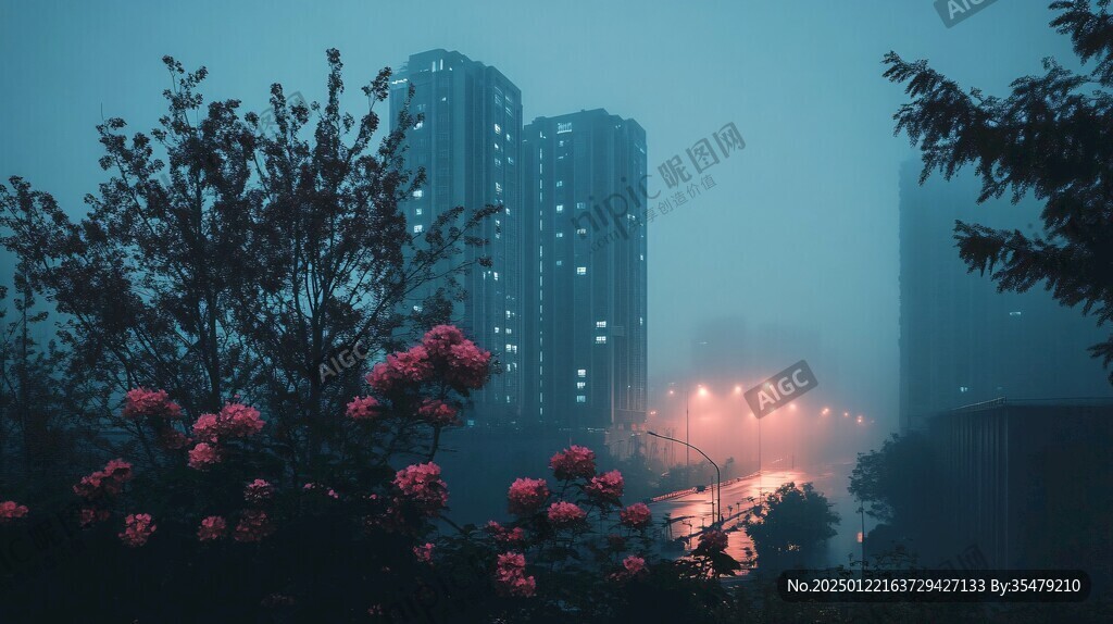 蓝调雾气