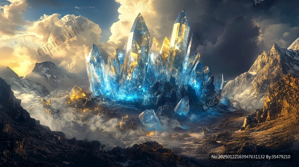 奇幻冰火景象