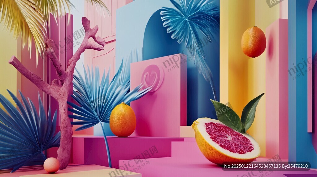 立体插画设计