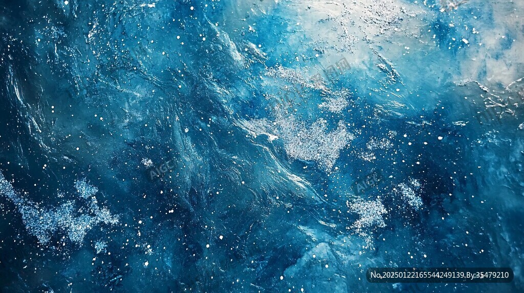 海洋流体画宇宙