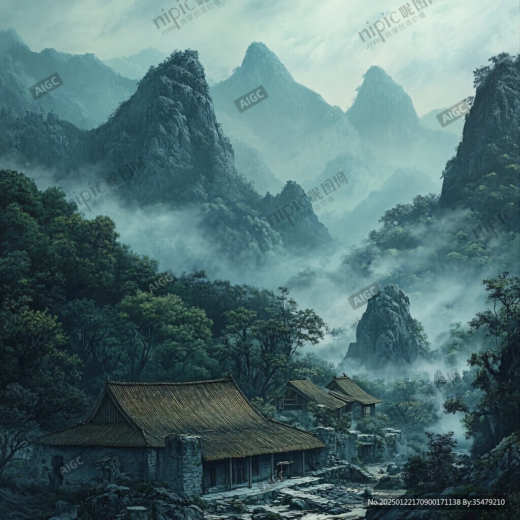 武当山装饰画