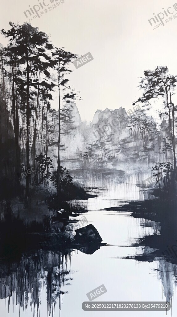 水墨画境