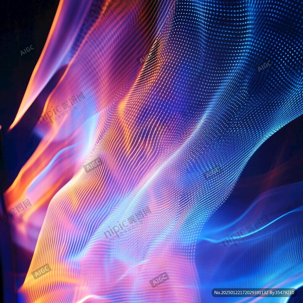 幻彩渐变背景科技背景