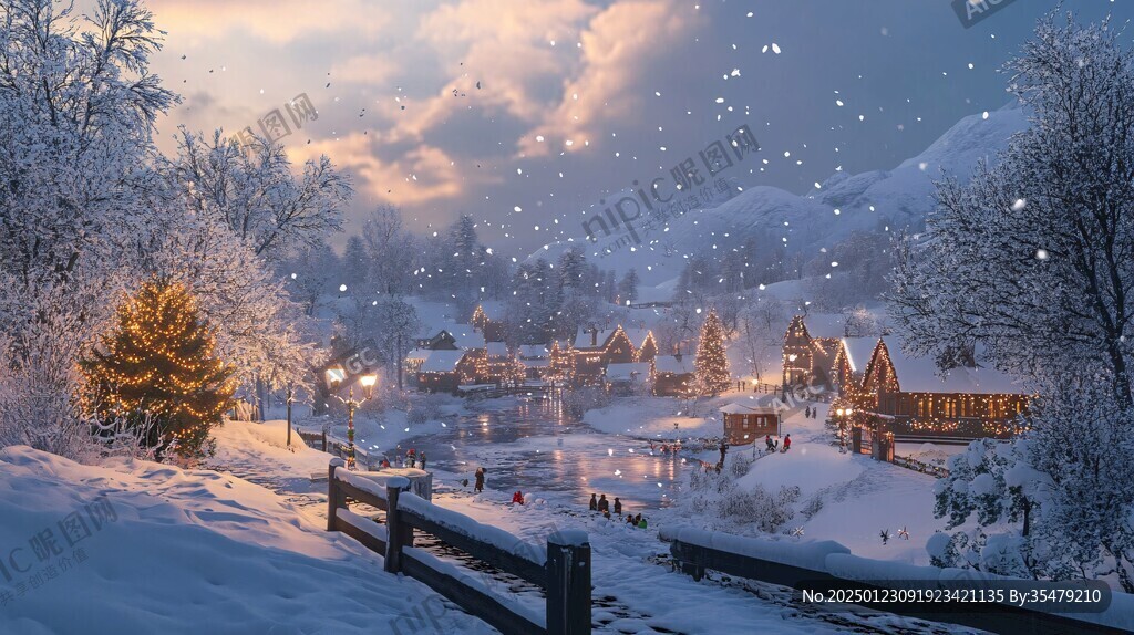 唯美浪漫雪景