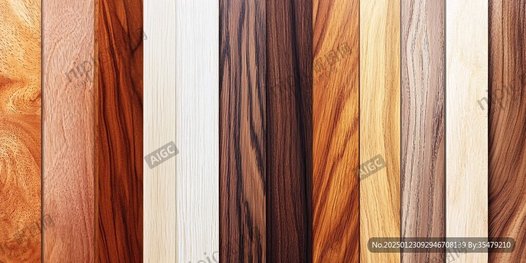 多种颜色木板木材