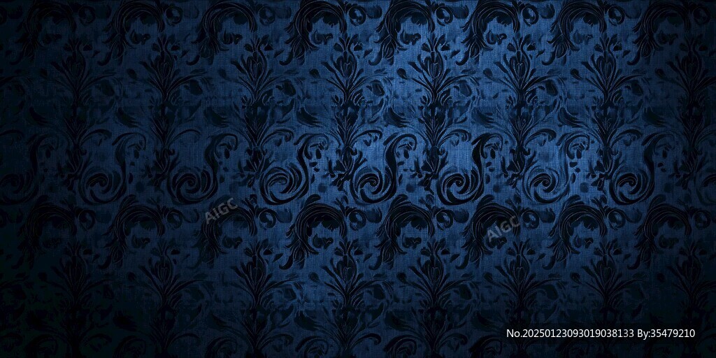 皇家蓝立体感浮雕背景