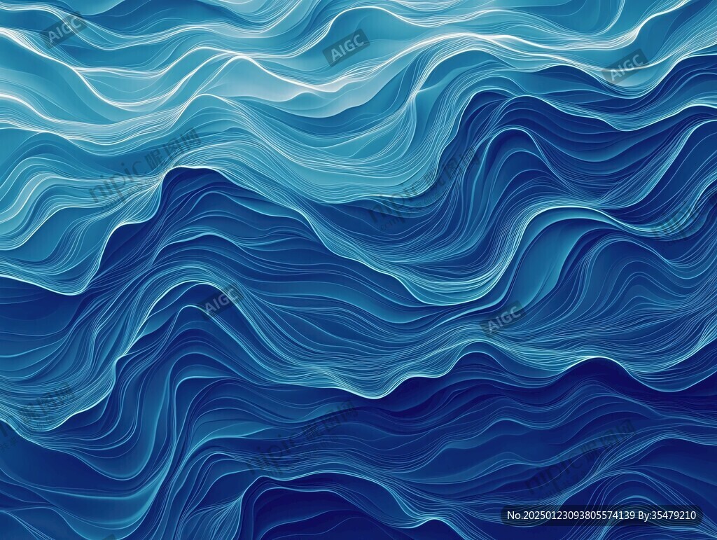 蓝色流动感背景
