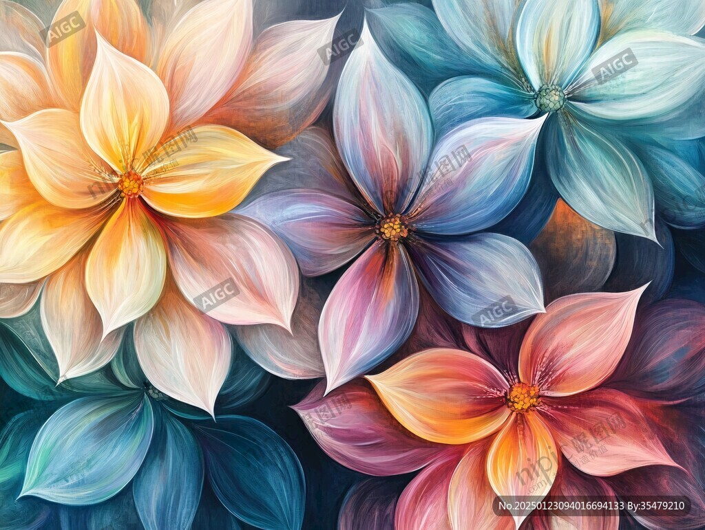 3d立体花壁纸