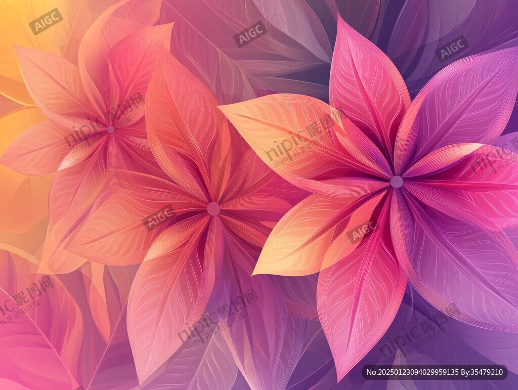 炫彩花朵壁纸