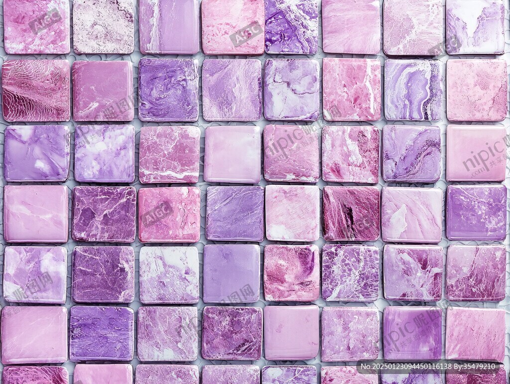粉色玻璃瓷砖