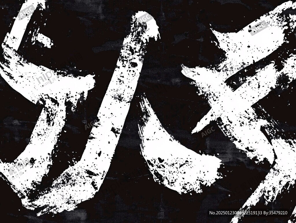 武字背景