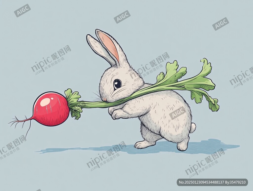 小兔临摹
