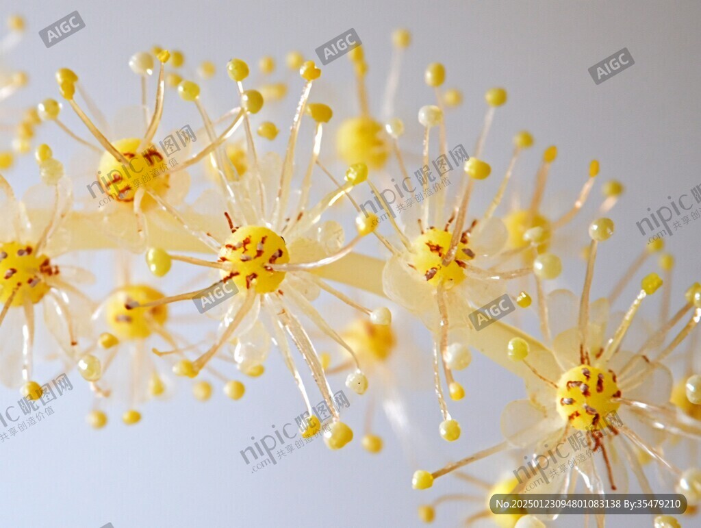 结香花微距