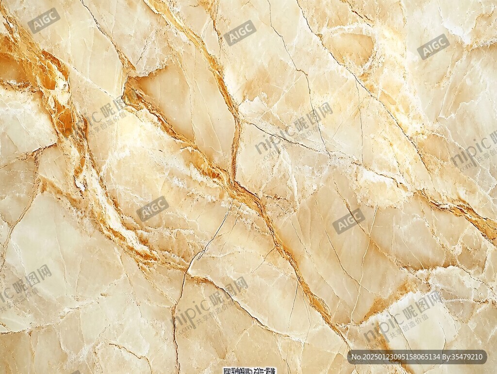 高清杏黄色大理石纹
