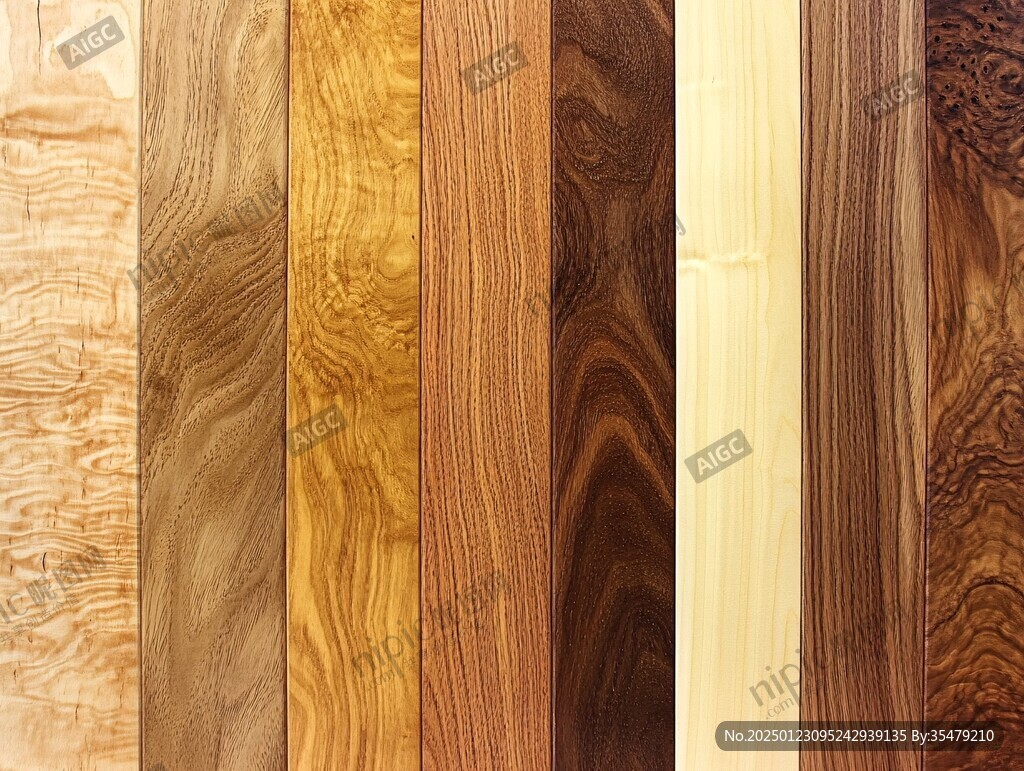 多种颜色木板木材