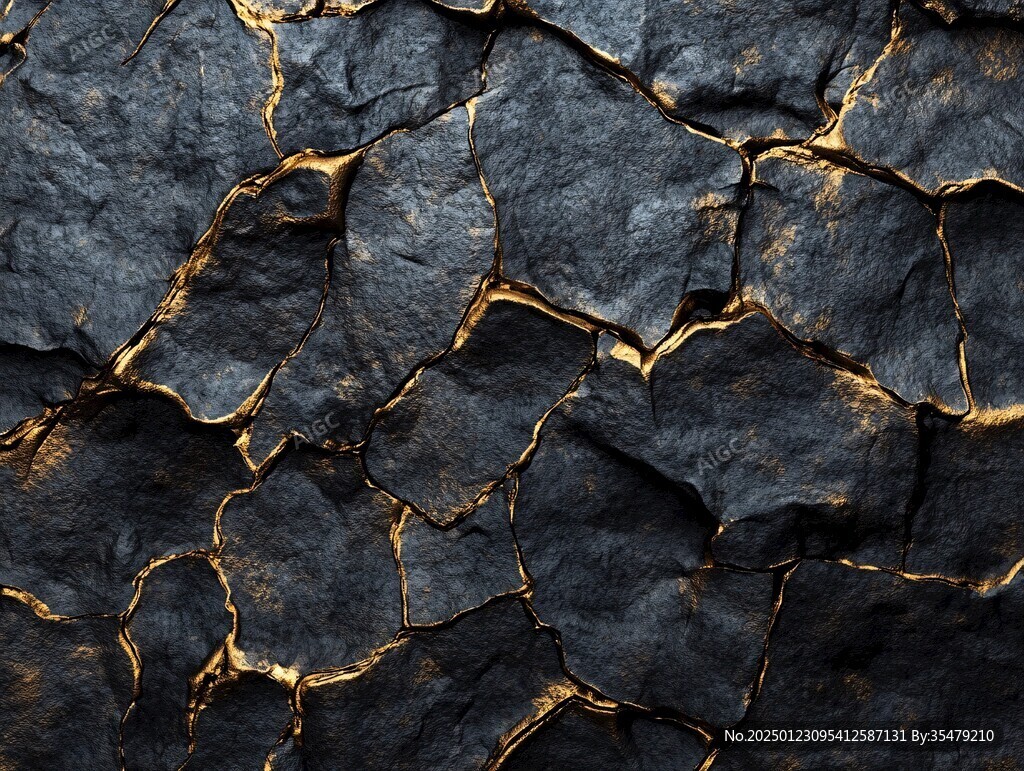 炫酷粗犷矿石裂痕