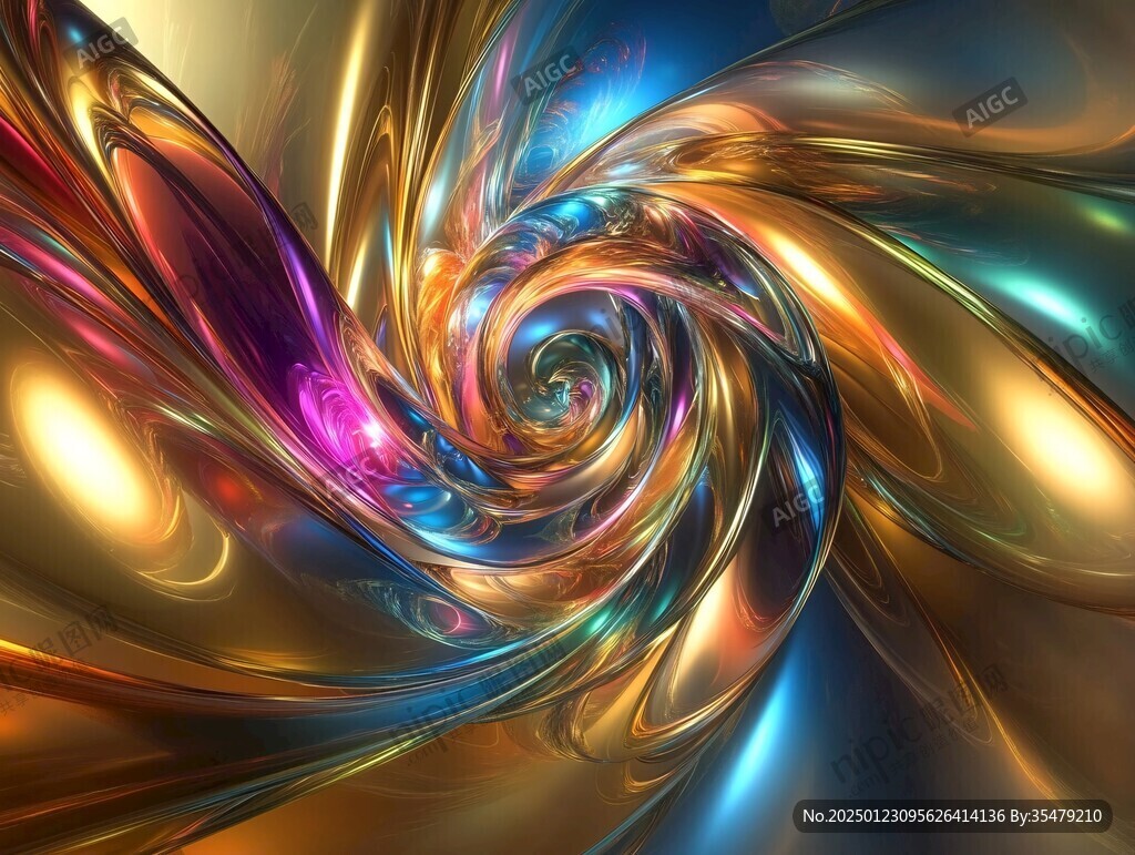 3d印花旋涡背景