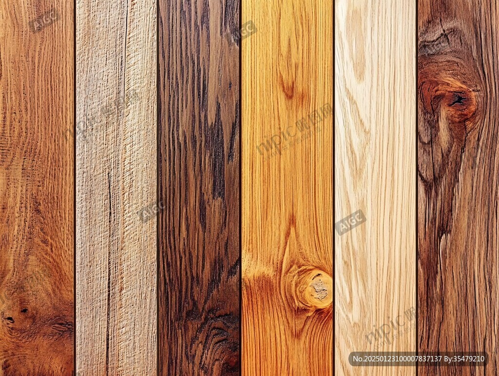 多种颜色木板木材