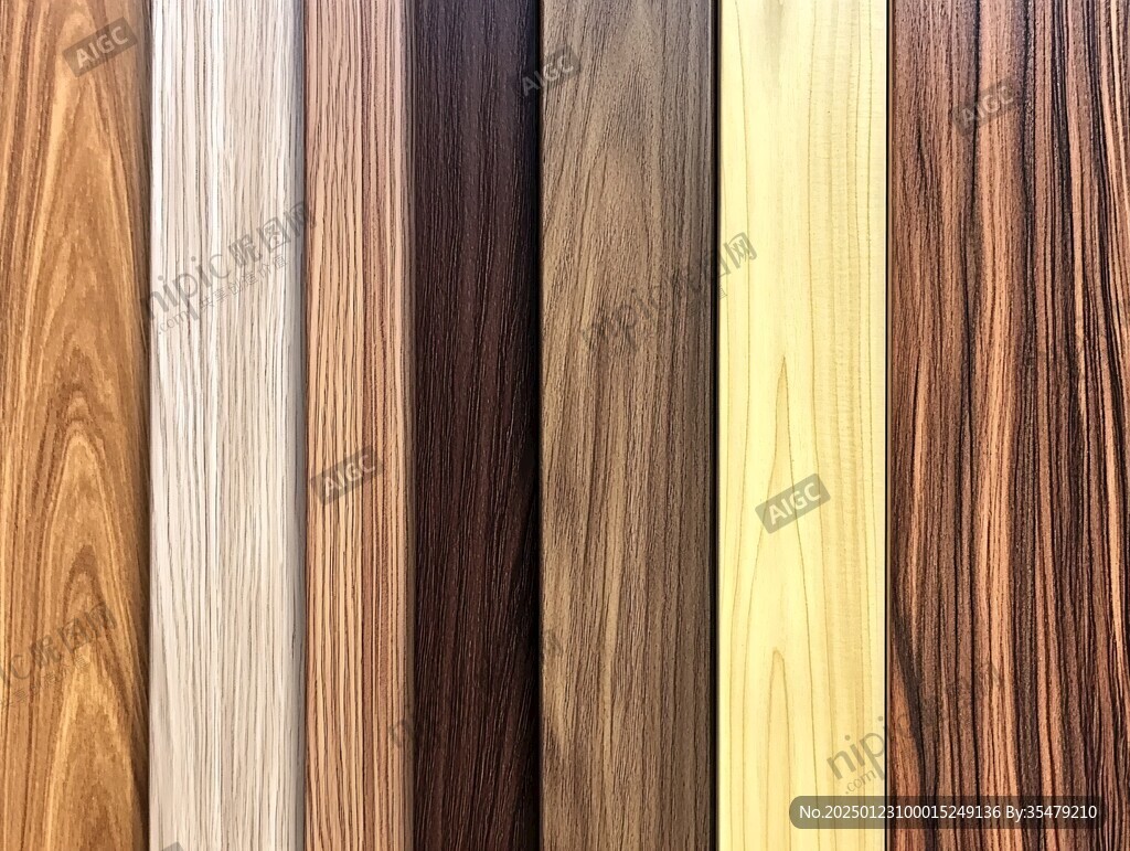 多种颜色木板木材