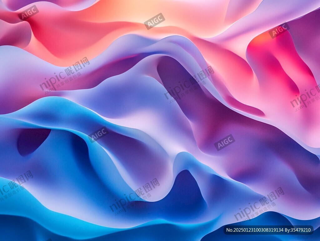 肌理彩色流体背景