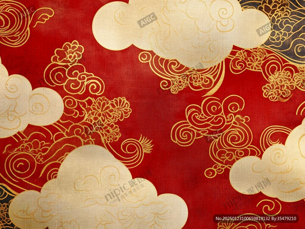 金银云纹