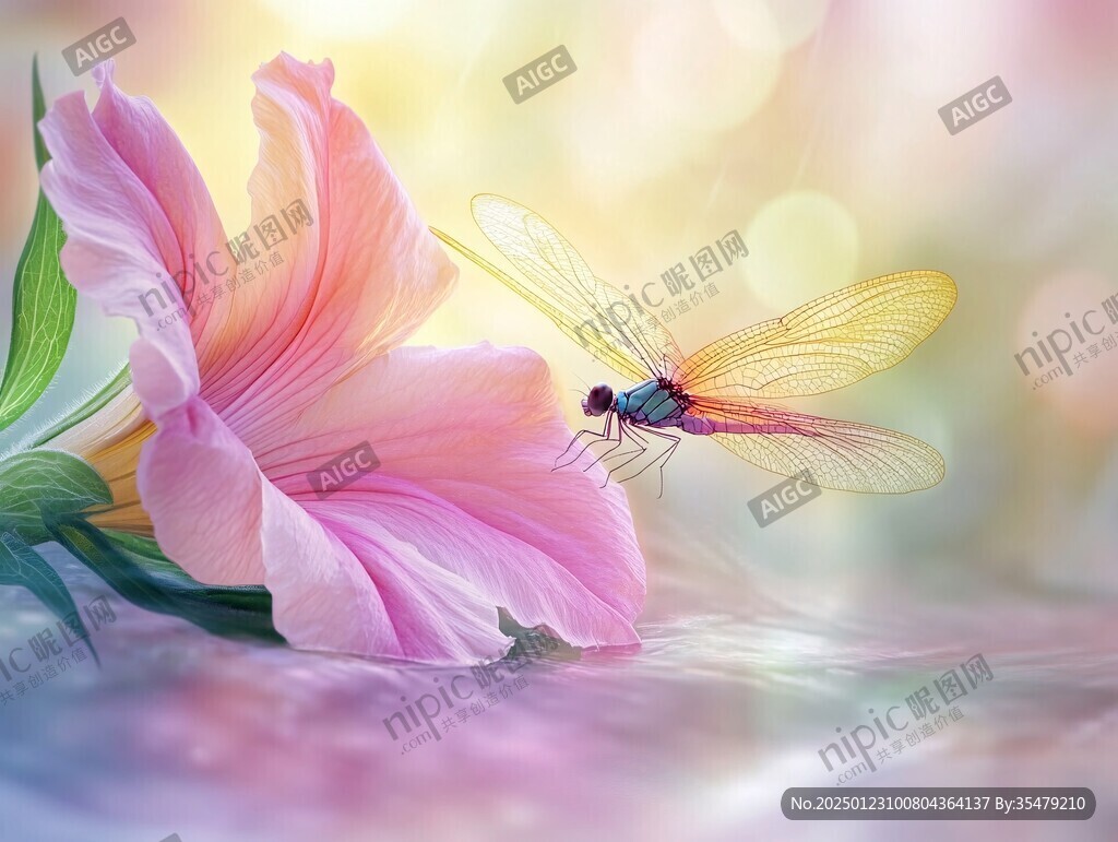 花瓣上的昆虫