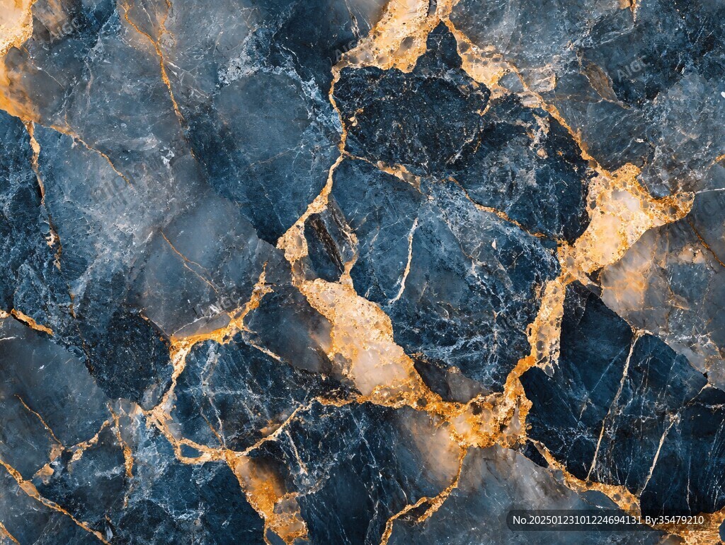 黄蓝相间大理石纹理