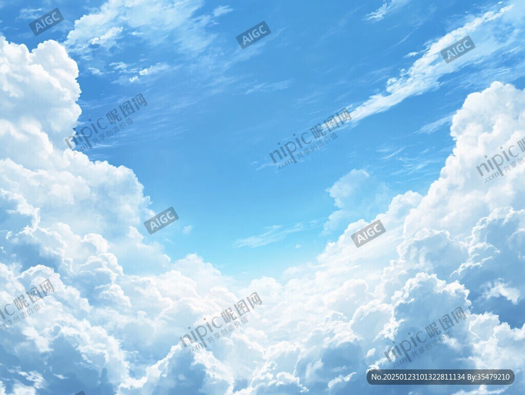 动漫白云素材