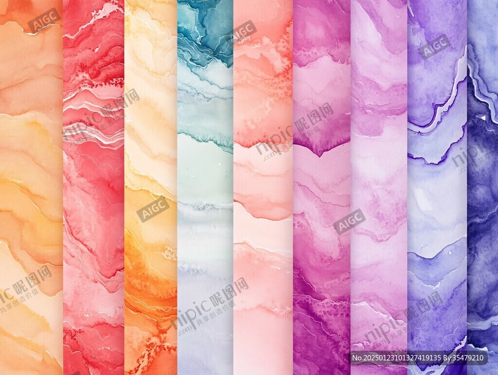缤纷立体彩绘背景