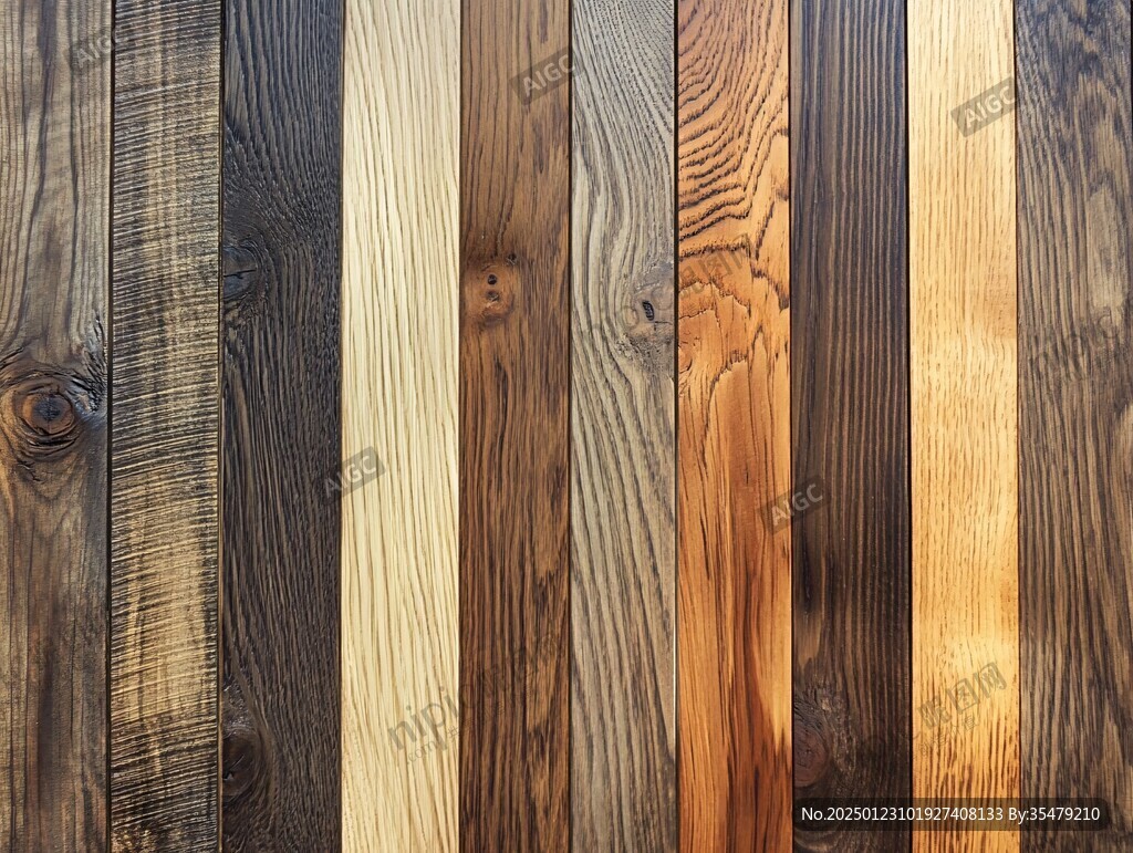 多种颜色木板木材