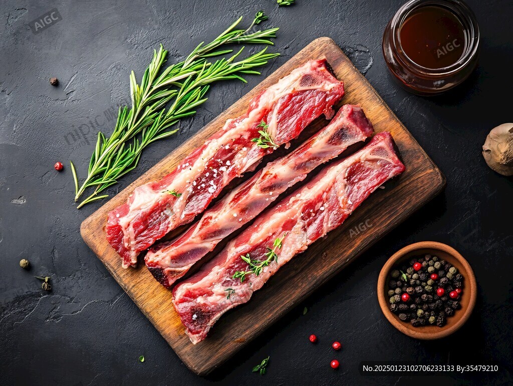 生鲜牛肋排