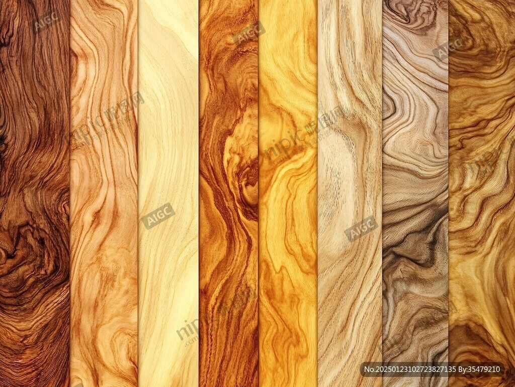 多种颜色木板木材