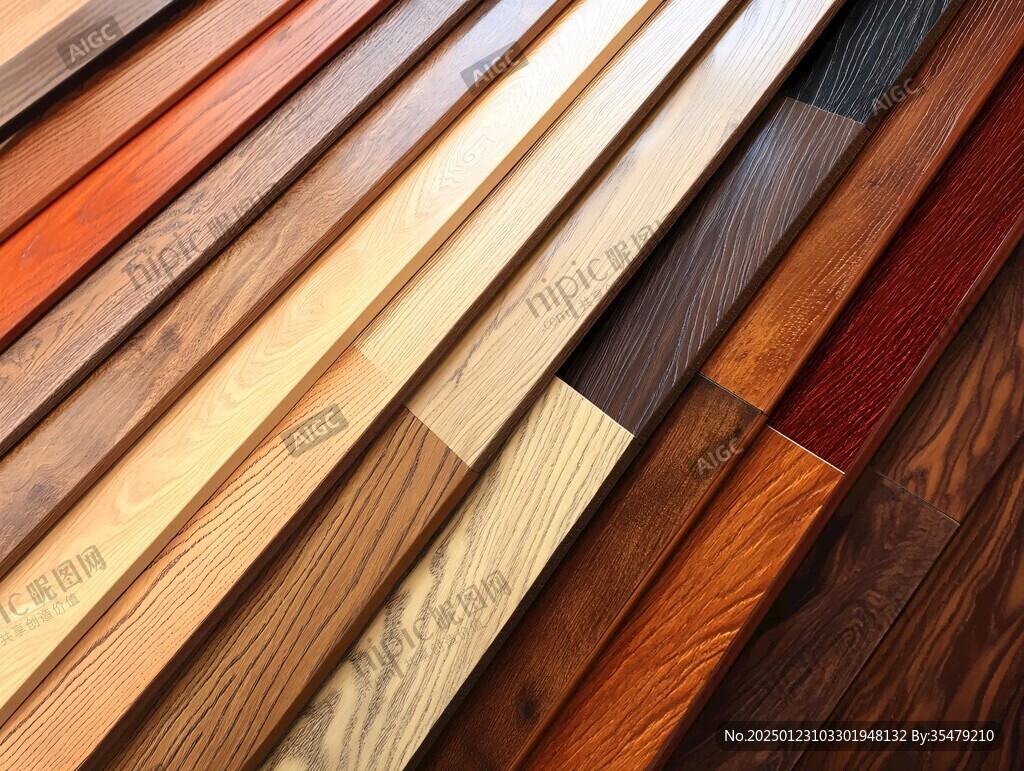 多种颜色木板木材