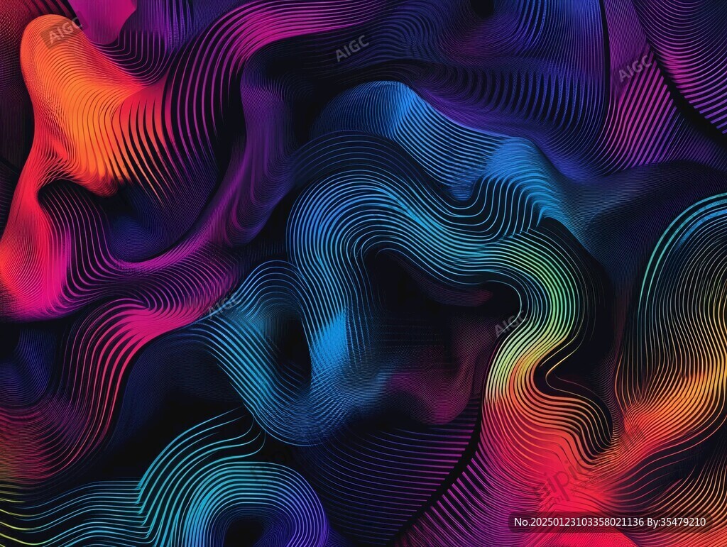 抽象流体花纹背景