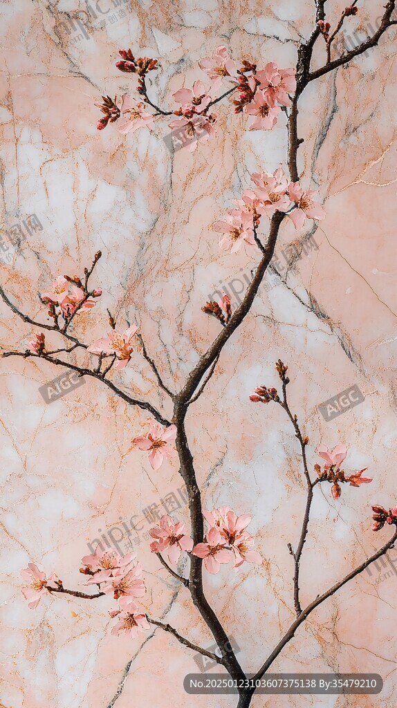 树枝枝叶花朵