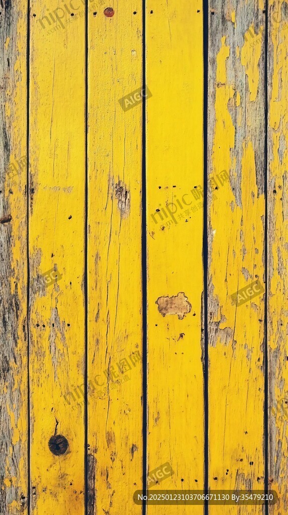 黄色怀旧木板