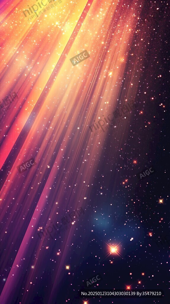 蓝紫色唯美星光