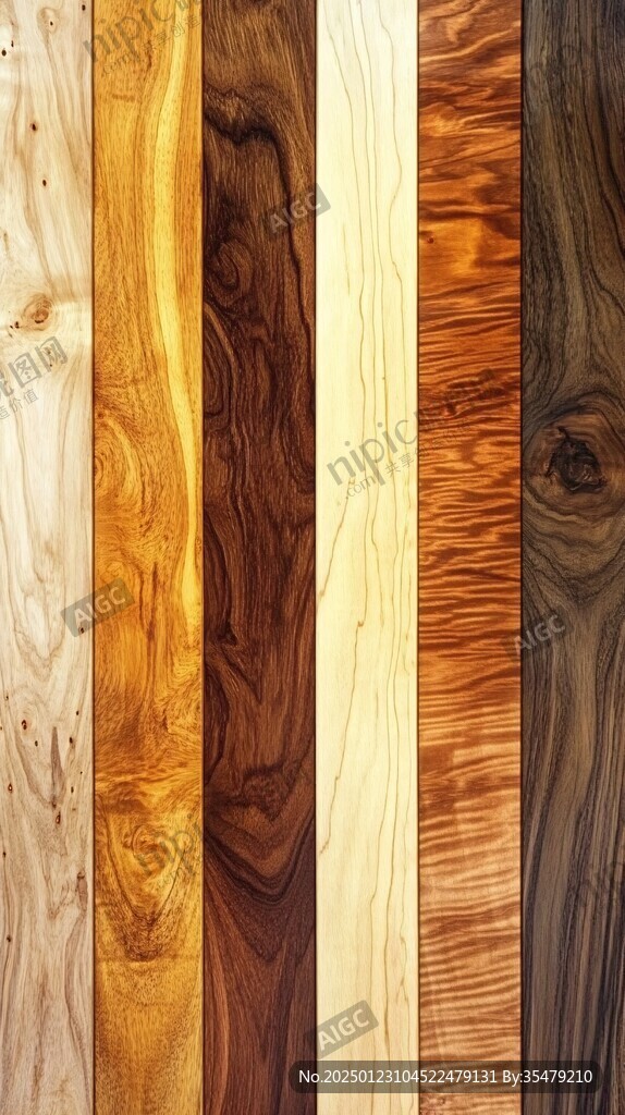 多种颜色木板木材